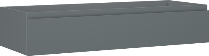 Mexen Orio bathroom cabinet for washbasin 120 cm, 1 drawer, matte graphite - 91A10-12023-1-BF66