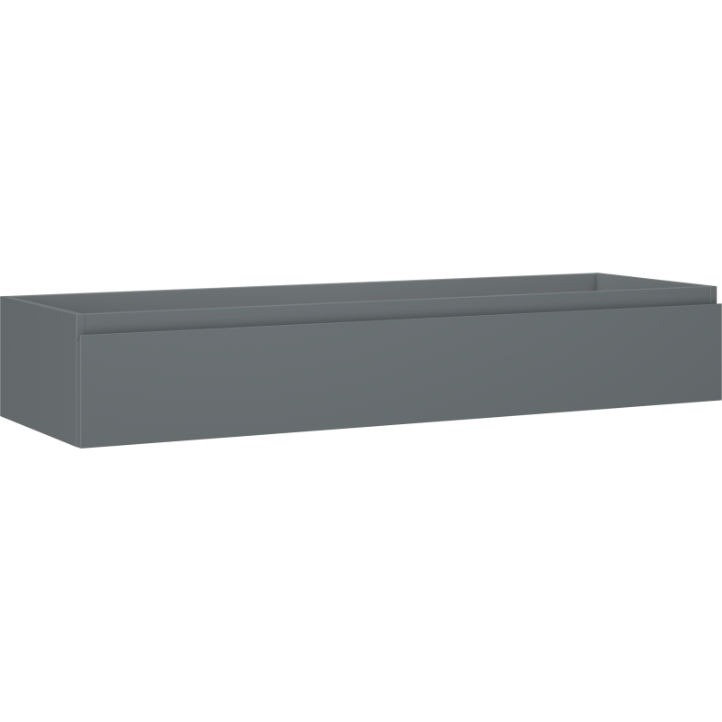 Mexen Orio Buedzëmmer Cabinet 140 cm, 1 Schuedd, Grafit Mat - 91A10-14023-1-BF66