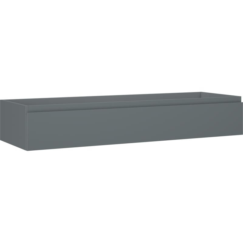 Mexen Orio ormarić za kupaonicu ispod umivaonika 140 cm, 1 ladica, mat grafit - 91A10-14023-1-BF66