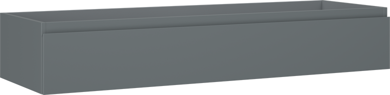 Mexen Orio ormarić za kupaonicu ispod umivaonika 140 cm, 1 ladica, mat grafit - 91A10-14023-1-BF66