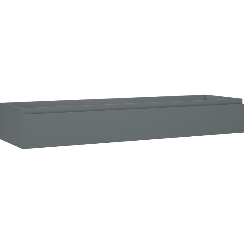 Mexen Orio Badezimmerschrank unter dem Waschbecken 160 cm, 1 Schublade, matt Graphit - 91A10-16023-1-BF66