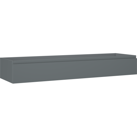 Mexen Orio szafka łazienkowa podumywalkowa 160 cm, 1 szuflada, grafit mat - 91A10-16023-1-BF66