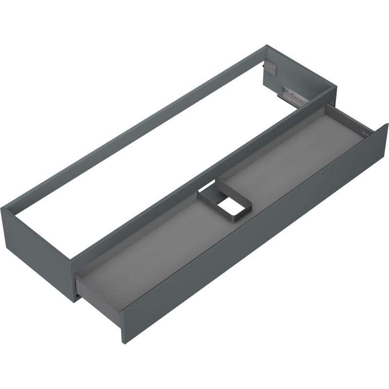 Mexen Orio armoire de salle de bain sous lavabo 160 cm, 1 tiroir, graphite mat - 91A10-16023-1-BF66