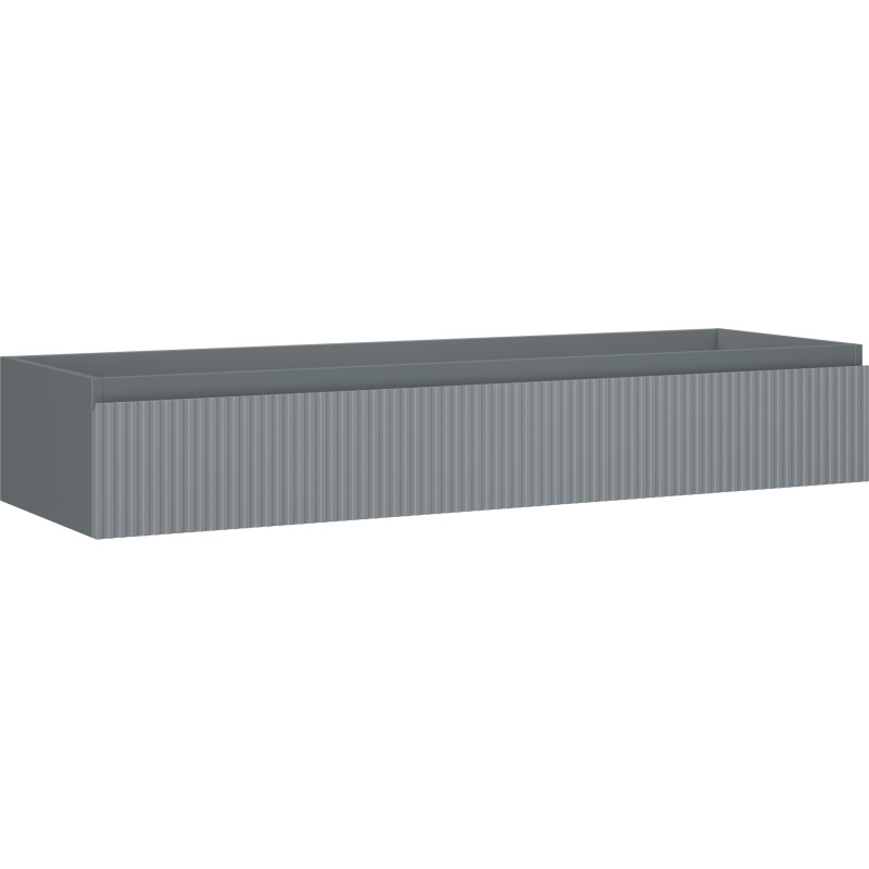 Mexen Rivel vannitoakapp kraanikausi all 140 cm, 1 sahtel, sooneline, grafiit matt - 91A20-14023-1-BF66