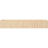 Mexen Rivel Badezimmerschrank unter Waschbecken 140 cm, 1 Schublade, geriffelt, Eiche - 91A20-14023-1-BF81