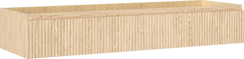 Mexen Rivel kopalniška kopalniška omarica 140 cm, 1 predal, rebrasta, hrast - 91A20-14023-1-BF81