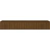 Mexen Rivel Badezimmerschrank unter Waschbecken 140 cm, 1 Schublade, gerillt, Nussbaum - 91A20-14023-1-BF86
