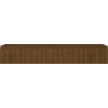 Mexen Rivel badkamerkast onder de wastafel 140 cm, 1 lade, geribbeld, walnoot - 91A20-14023-1-BF86