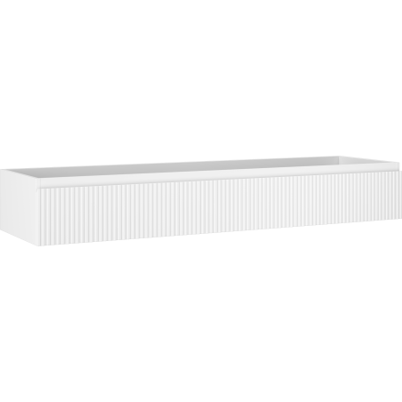 Mexen Rivel Badezimmerunterschrank 160 cm, 1 Schublade, geriffelt, weiß matt - 91A20-16023-1-BF01