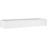 Mexen Rivel szafka łazienkowa podumywalkowa 160 cm, 1 szuflada, ryflowana , biała mat - 91A20-16023-1-BF01