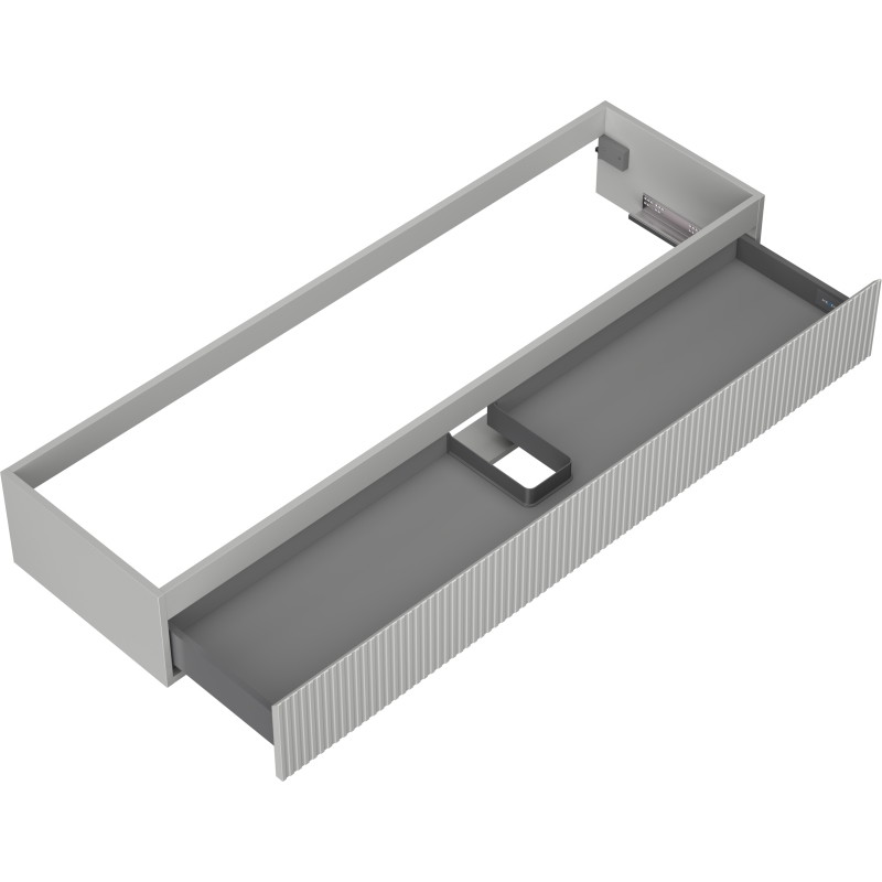 Mexen Rivel vannitoakapp valamu alla 160 cm, 1 sahtel, soonikkoes, hall matt - 91A20-16023-1-BF62