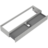 Mexen Rivel Badezimmerunterschrank 160 cm, 1 Schublade, geriffelt, grau matt - 91A20-16023-1-BF62