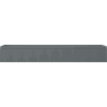 Mexen Rivel Badezimmerschrank 160 cm, 1 Schublade, geriffelt, Graphit Matt - 91A20-16023-1-BF66