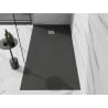 Mexen Stone+ brodzik kompozytowy prostokątny 180 x 80 cm, antracyt - 44718018