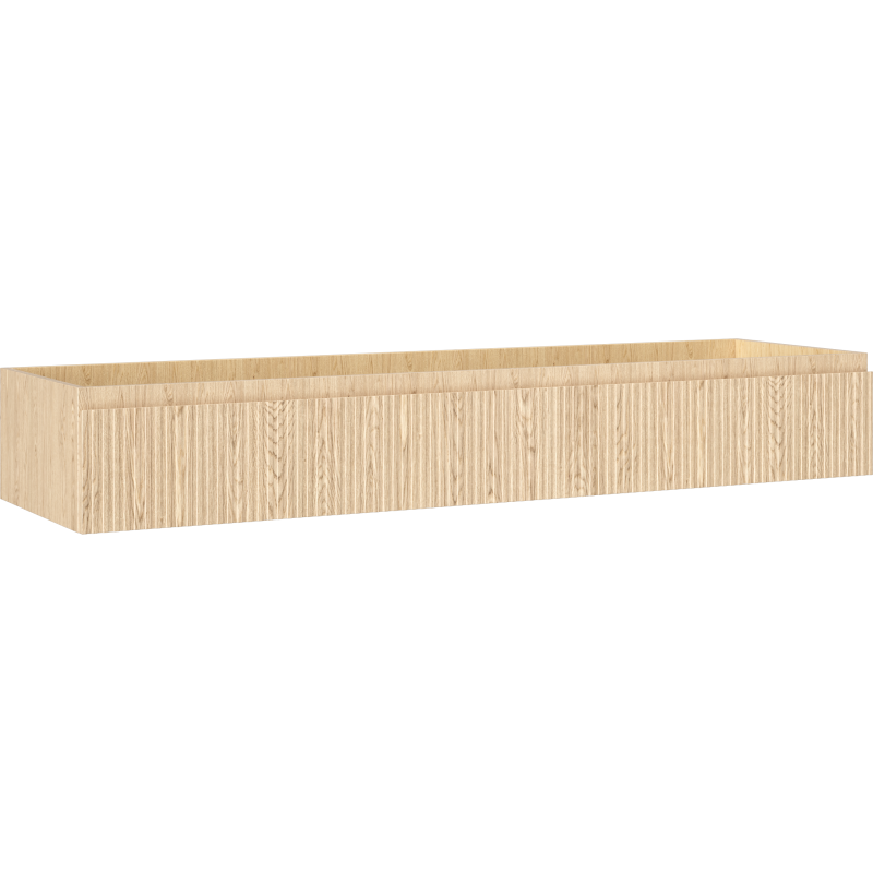 Mexen Rivel armario de baño bajo lavabo 160 cm, 1 cajón, ranurado, roble - 91A20-16023-1-BF81