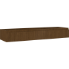 Mexen Rivel badkameronderkast 160 cm, 1 lade, gegroefd, walnoot - 91A20-16023-1-BF86