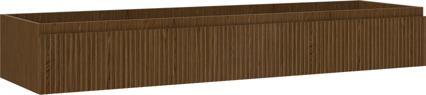 Mexen Rivel vannas istabas skapis zem izlietnes 160 cm, 1 atvilktne, rievots, valrieksts - 91A20-16023-1-BF86