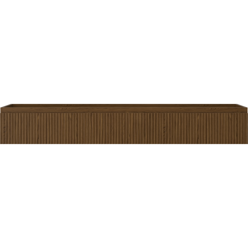 Mexen Rivel 160 cm lavuaarin alakaappi, 1 laatikko, uurrettu, pähkinäpuu - 91A20-16023-1-BF86