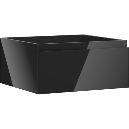 Mexen Orio 50 cm washbasin cabinet, 1 drawer, black gloss - 91A10-05023-1-BF70