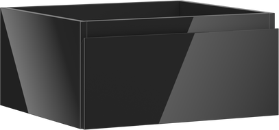 Mexen Orio badkamerkastje onder wastafel 50 cm, 1 lade, zwarte glans - 91A10-05023-1-BF70