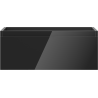 Mexen Orio Badezimmerschrank für Waschbecken 60 cm, 1 Schublade, schwarz glänzend - 91A10-06023-1-BF70