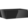 Mexen Orio badkamerkast onder de wastafel 70 cm, 1 lade, zwart glanzend - 91A10-07023-1-BF70