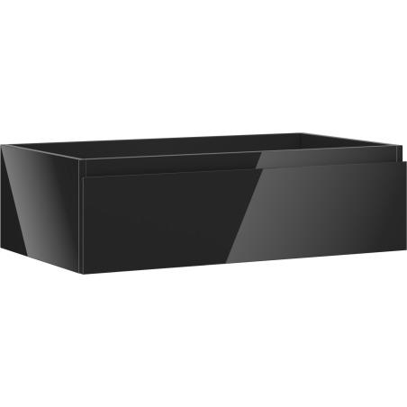 Mexen Orio bathroom cabinet under-sink 80 cm, 1 drawer, black gloss - 91A10-08023-1-BF70