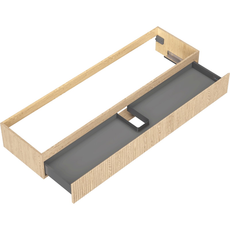 Mexen Rivel vannitoa valamualune kapp 160 cm, 1 sahtel, soonitud, tamm - 91A20-16023-1-BF81
