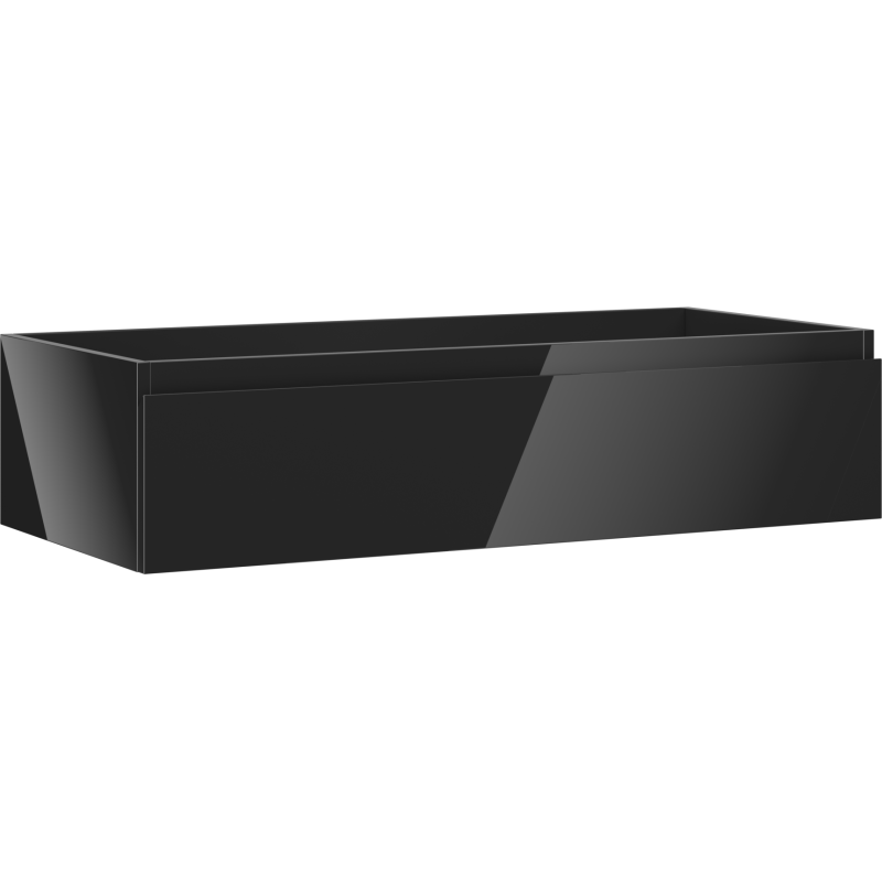Mexen Orio badkamerkast onder de wastafel 100 cm, 1 lade, zwarte glans - 91A10-10023-1-BF70