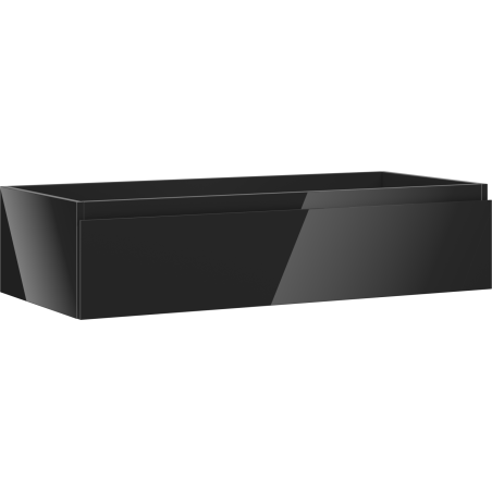 Mexen Orio badkamerkast onder de wastafel 100 cm, 1 lade, zwarte glans - 91A10-10023-1-BF70