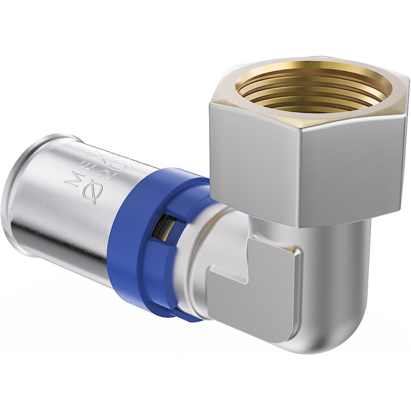 Mexen PEX-P półśrubunek, kolano zaciskowe, zaprasowywane PEX 20 x 3/4 GW - W97136-2034F-00