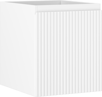 Mexen Rivel mueble de baño para lavabo 40 cm, 1 cajón, ranurado, blanco mate - 91A20-04047-1-BF01