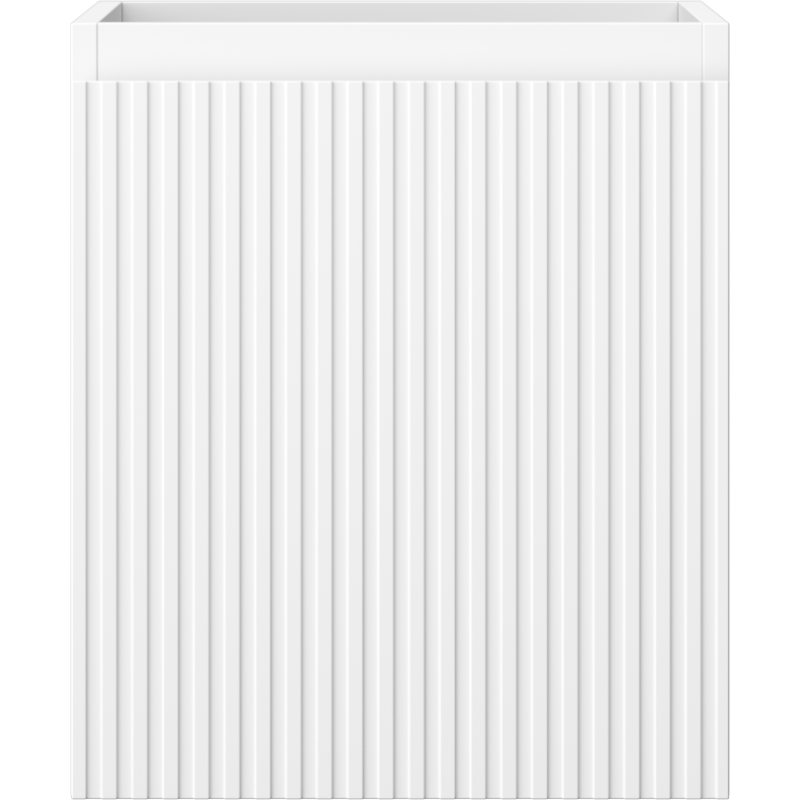 Mexen Rivel armadietto da bagno sotto lavabo 40 cm, 1 cassetto, scanalato, bianco opaco - 91A20-04047-1-BF01