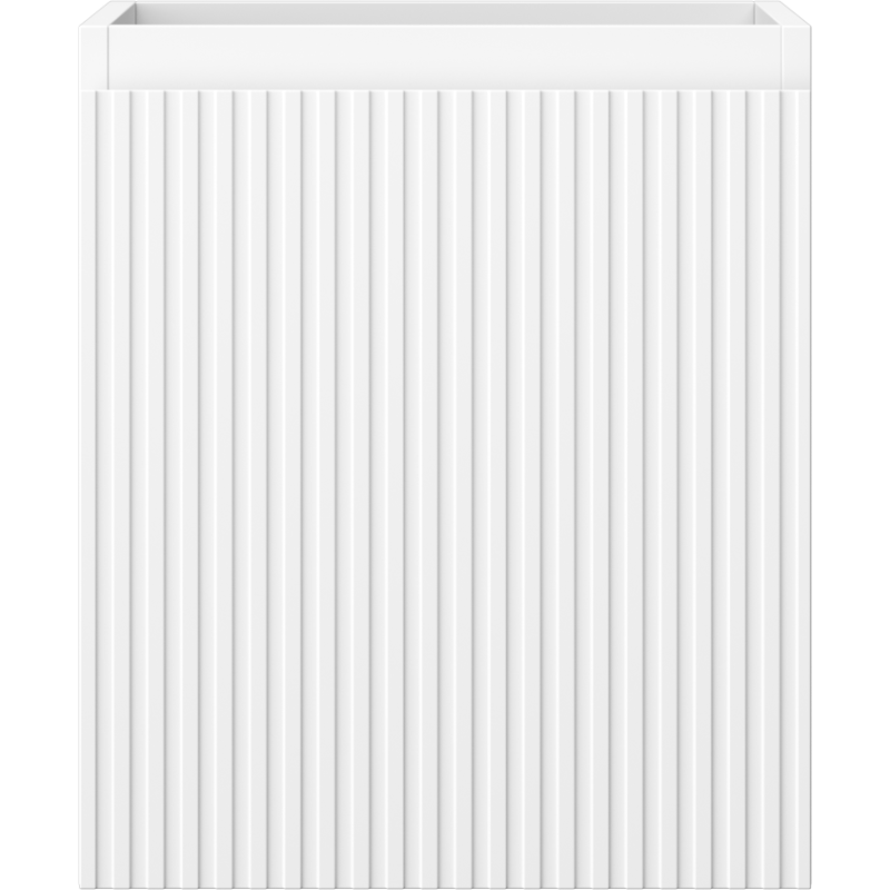 Mexen Rivel armário de casa de banho de 40 cm, 1 gaveta, estriado, branco mate - 91A20-04047-1-BF01