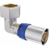 Mexen PEX-P półśrubunek, kolano zaciskowe, zaprasowywane PEX 25 x 3/4 GW - W97136-2534F-00