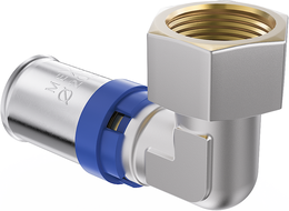 Mexen PEX-P Halbverschraubung, Klemmwinkel, gepresst PEX 25 x 3/4 IG - W97136-2534F-00