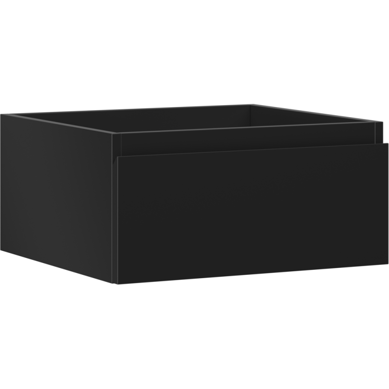 Mexen Orio badkamerkastje onder de wastafel 50 cm, 1 lade, zwart mat - 91A10-05023-1-BF71
