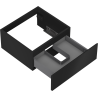 Mexen Orio cabinet under sink 50 cm, 1 drawer, black matte - 91A10-05023-1-BF71