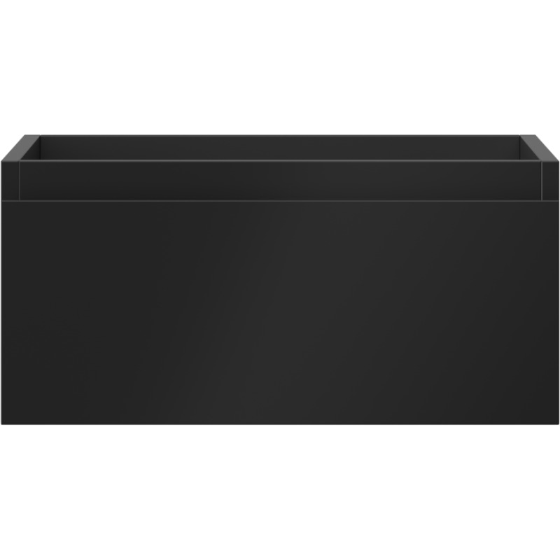 Mexen Orio bathroom cabinet for under the sink 50 cm, 1 drawer, black matt - 91A10-05023-1-BF71