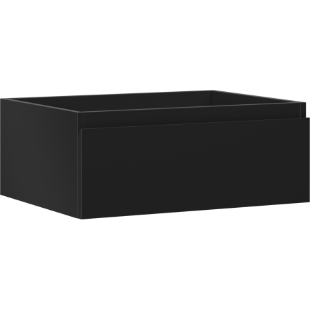 Mexen Orio Badezimmerschrank 60 cm mit Waschbeckenschrank, 1 Schublade, schwarz matt - 91A10-06023-1-BF71