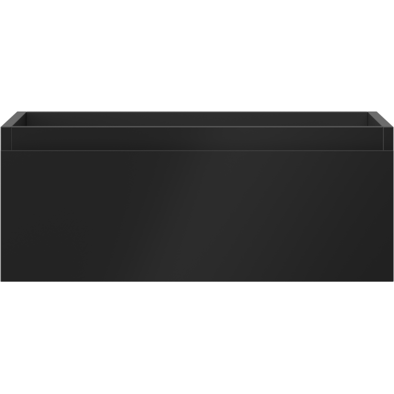 Mexen Orio armário de casa de banho abaixo do lavatório 60 cm, 1 gaveta, preto mate - 91A10-06023-1-BF71