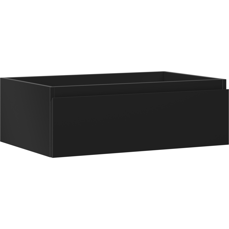 Mexen Orio Badezimmerschrank unter dem Waschbecken 70 cm, 1 Schublade, schwarz matt - 91A10-07023-1-BF71