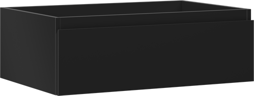 Mexen Orio badkamerkast onder wastafel 70 cm, 1 lade, zwart mat - 91A10-07023-1-BF71