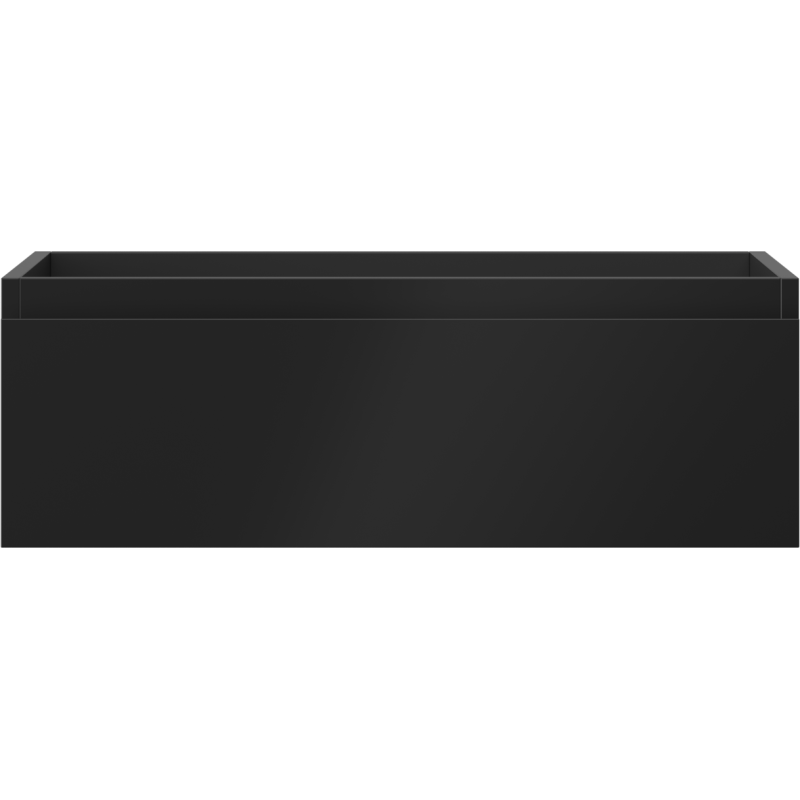 Mexen Orio gabinete de baño bajo el lavabo 70 cm, 1 cajón, negro mate - 91A10-07023-1-BF71