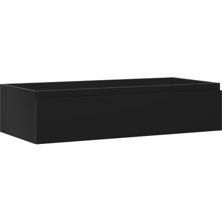 Mexen Orio Bathroom Cabinet 100 cm, 1 Drawer, Black Matte - 91A10-10023-1-BF71