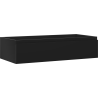 Mexen Orio Badezimmerschrank 100 cm, 1 Schublade, schwarz matt - 91A10-10023-1-BF71