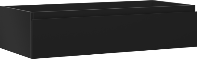 Mexen Orio mobiletto da bagno sottolavabo 100 cm, 1 cassetto, nero opaco - 91A10-10023-1-BF71