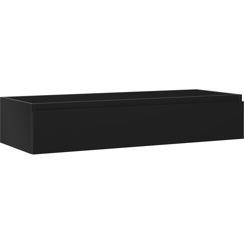 Mexen Orio Badezimmer-Unterschrank 120 cm, 1 Schublade, schwarz matt - 91A10-12023-1-BF71