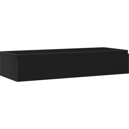 Mexen Orio Badezimmerschrank für Waschbecken 120 cm, 1 Schublade, schwarz matt - 91A10-12023-1-BF71