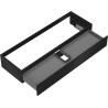 Mexen Orio armoire de salle de bain sous lavabo 140 cm, 1 tiroir, noir mat - 91A10-14023-1-BF71